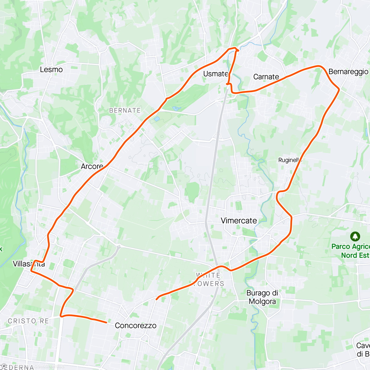 Map of the activity, 6 - 2 - 1