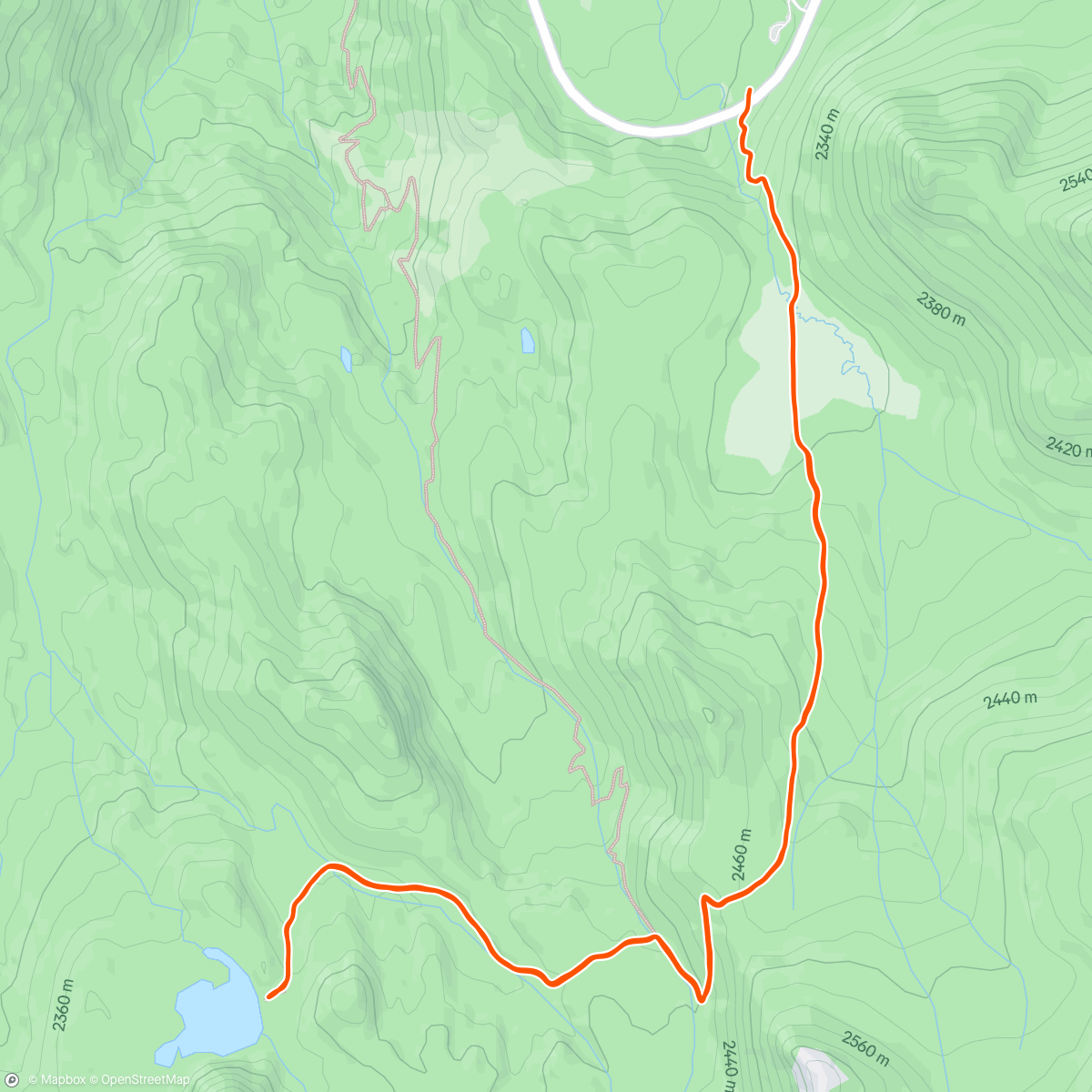 Map of the activity, 62% of goal️ completed! - Oura