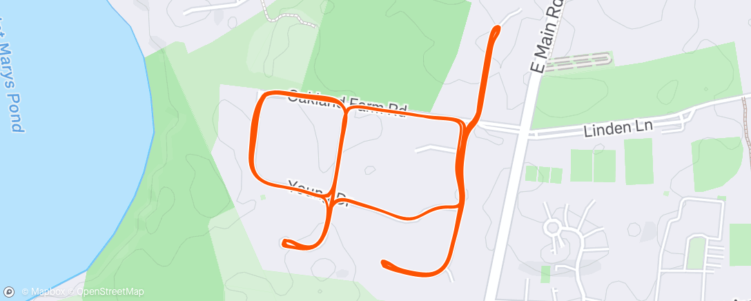 Map of the activity, Afternoon Ride