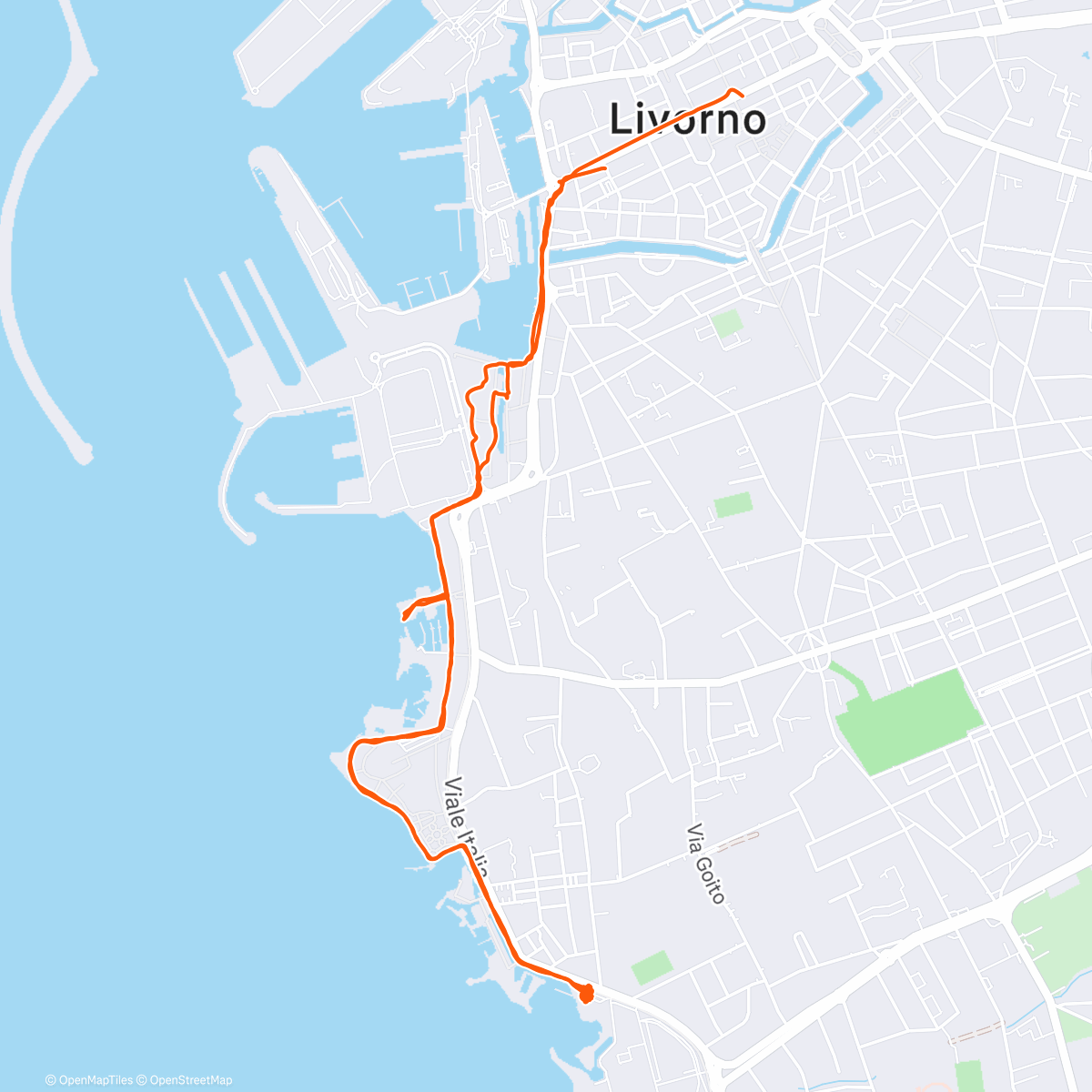 Map of the activity, Livorno 🇮🇹