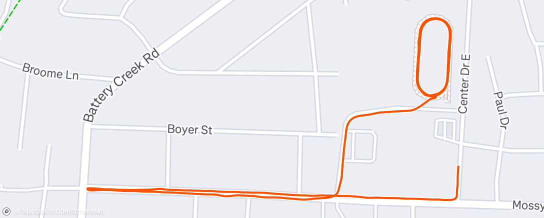 Map of the activity, Bee’s Knees/ no breeze 🥵
