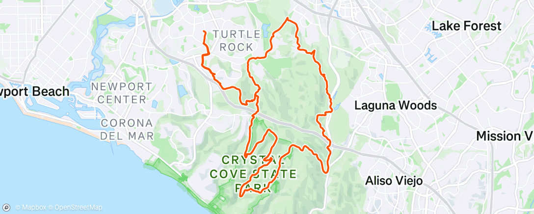 Map of the activity, Morning Ride