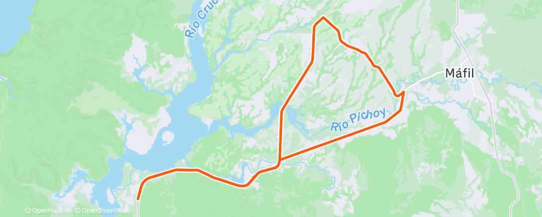 Карта физической активности (Morning Ride)