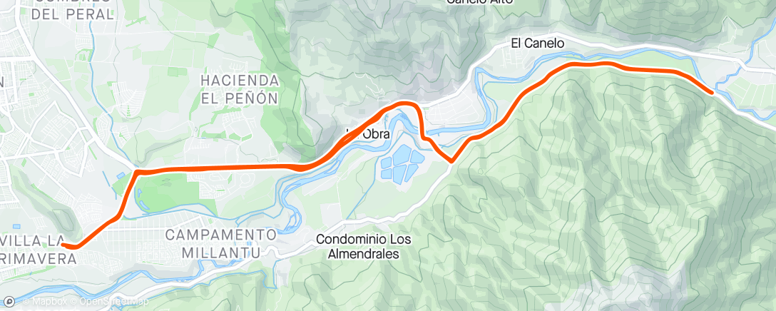活动地图，Vuelta ciclista por la mañana