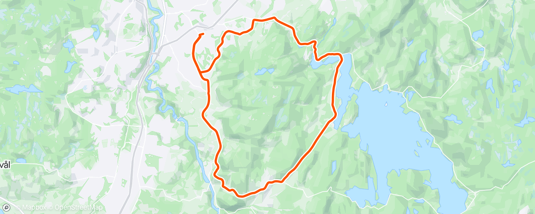 アクティビティ「Lufte bikkja」の地図