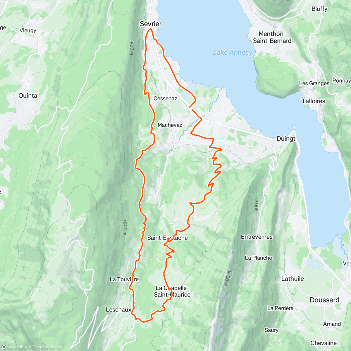Map of the activity, REST DAY 🤥