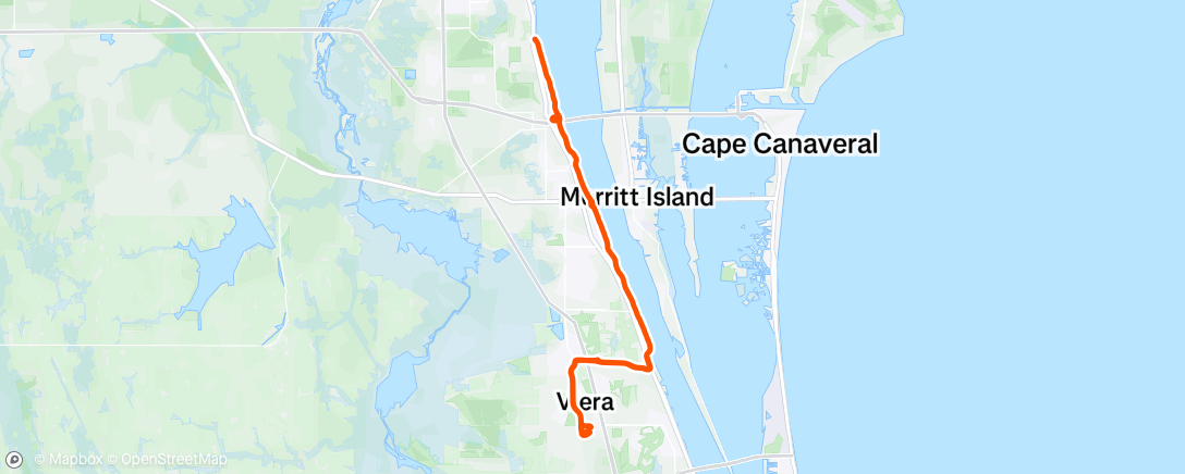 Map of the activity, Morning Ride