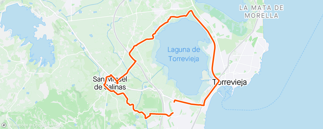 Mapa de la actividad (Bicicleta de montaña por la tarde)