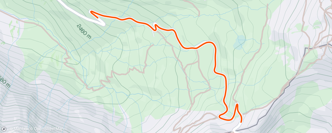 Mapa da atividade, ROUVY - Col Agnel (mountain sprint) | France 2