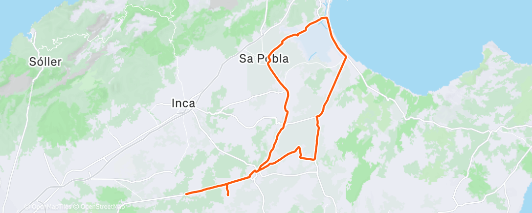 Map of the activity, Volando por Mallorca 🏝️