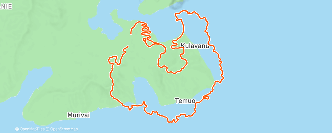Map of the activity, Zwift - Shorelines and Summits in Watopia