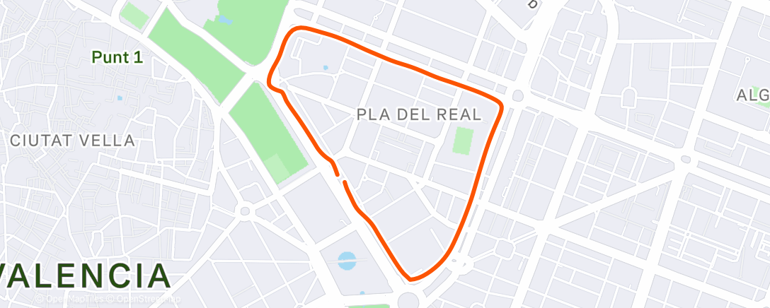 Map of the activity, WU