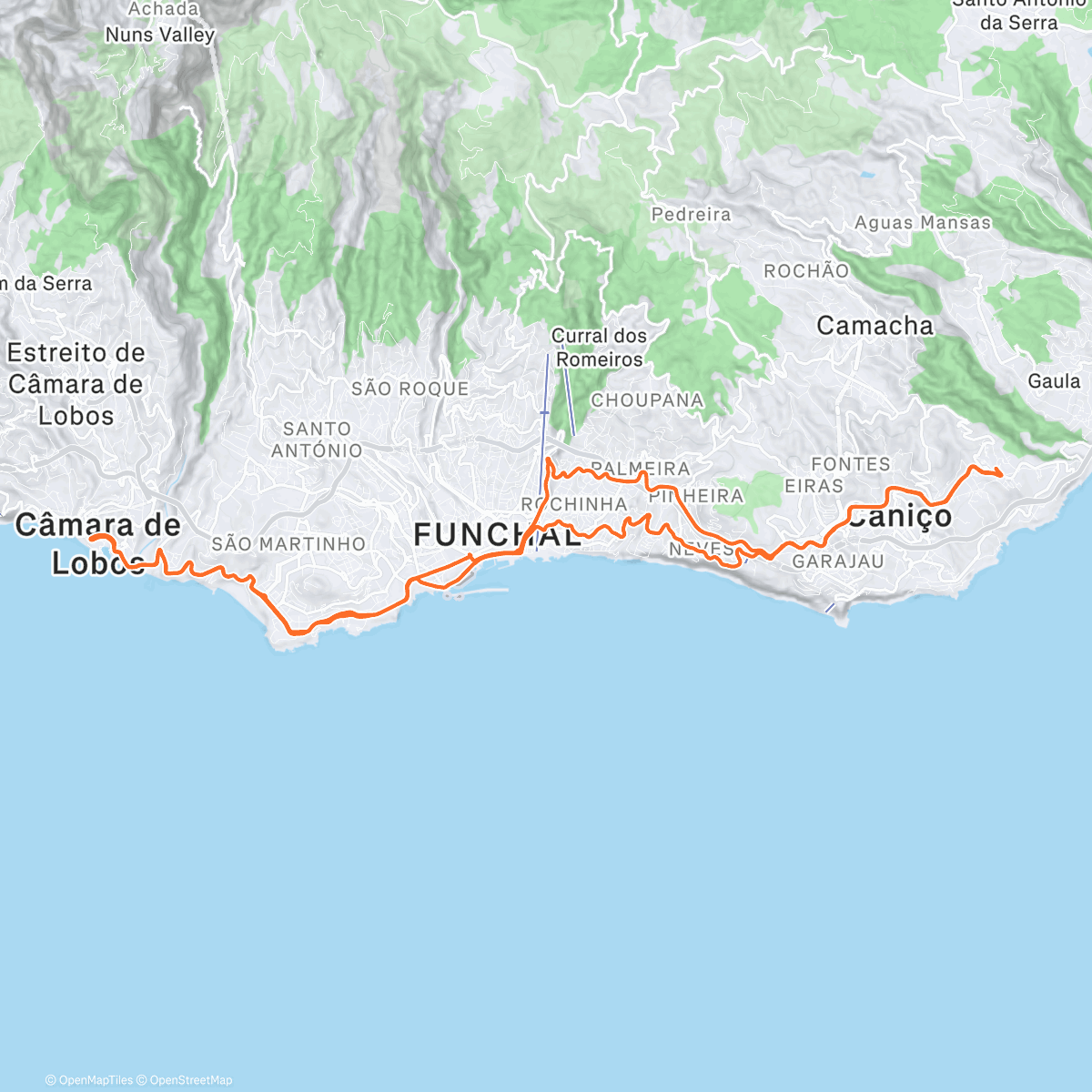 Map of the activity, Domingo diferente