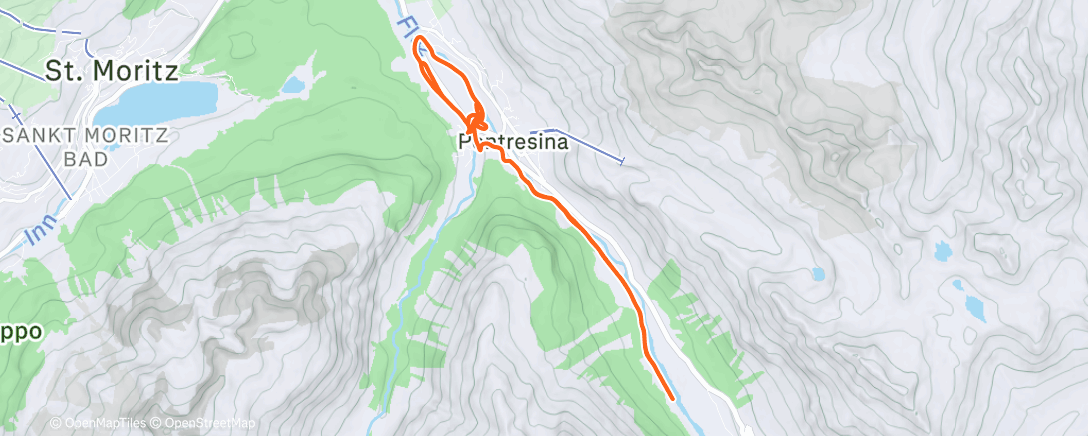 Map of the activity, Brr.. und no chli mit Rubén