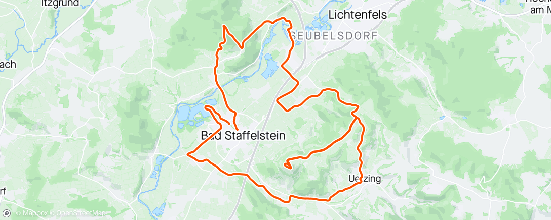 Map of the activity, Obermain Marathon 🥴