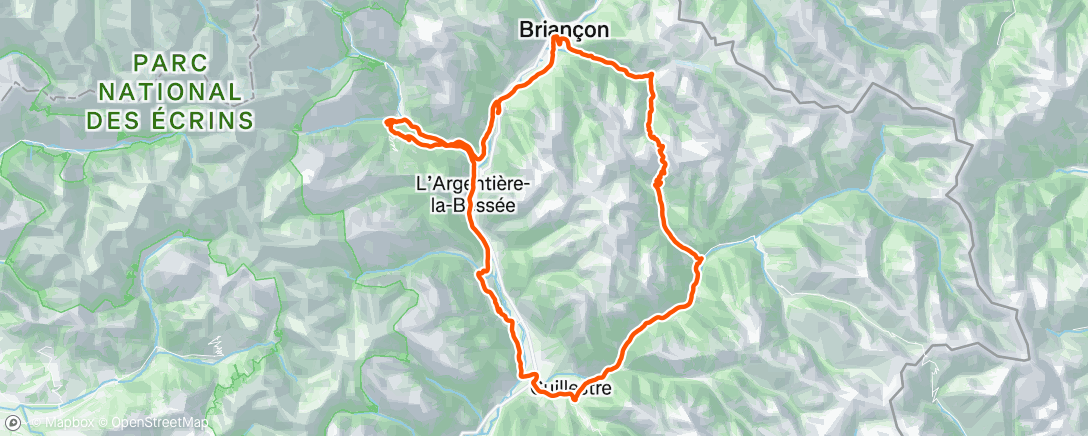Map of the activity, Premier Izoard de l’année.
