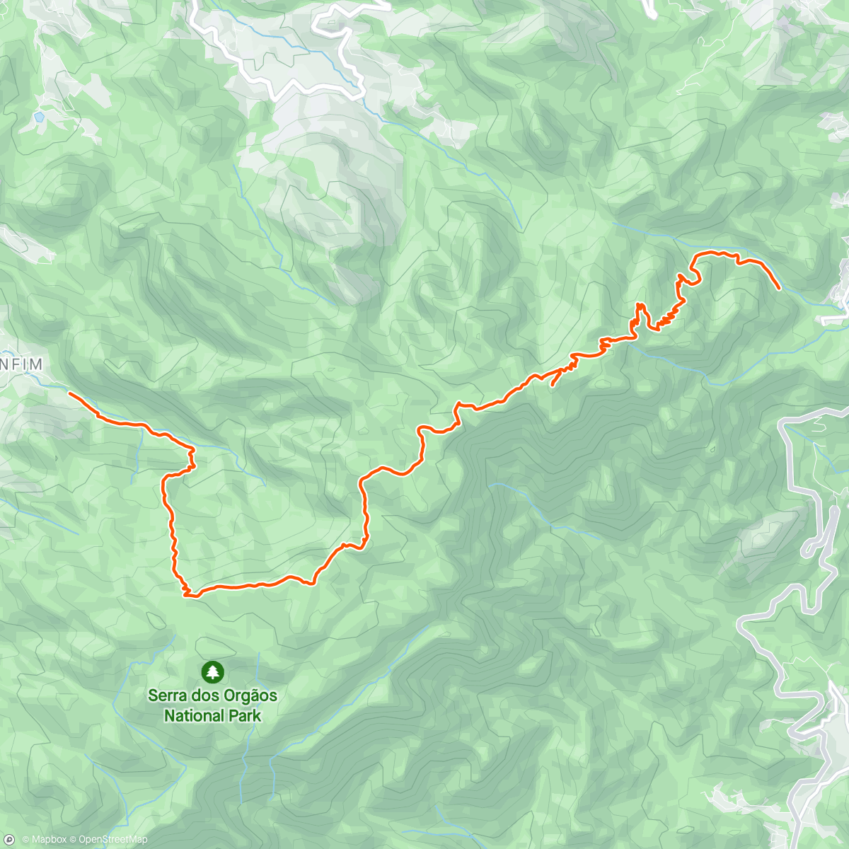 「66° TREINO 2024 🏃‍♂️
Travessia Petrópolis x Teresópolis」活動的地圖