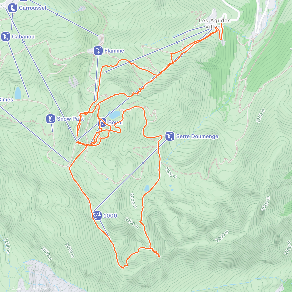 Карта физической активности (Vadrouillage avec le frrrrrrr 🥰)