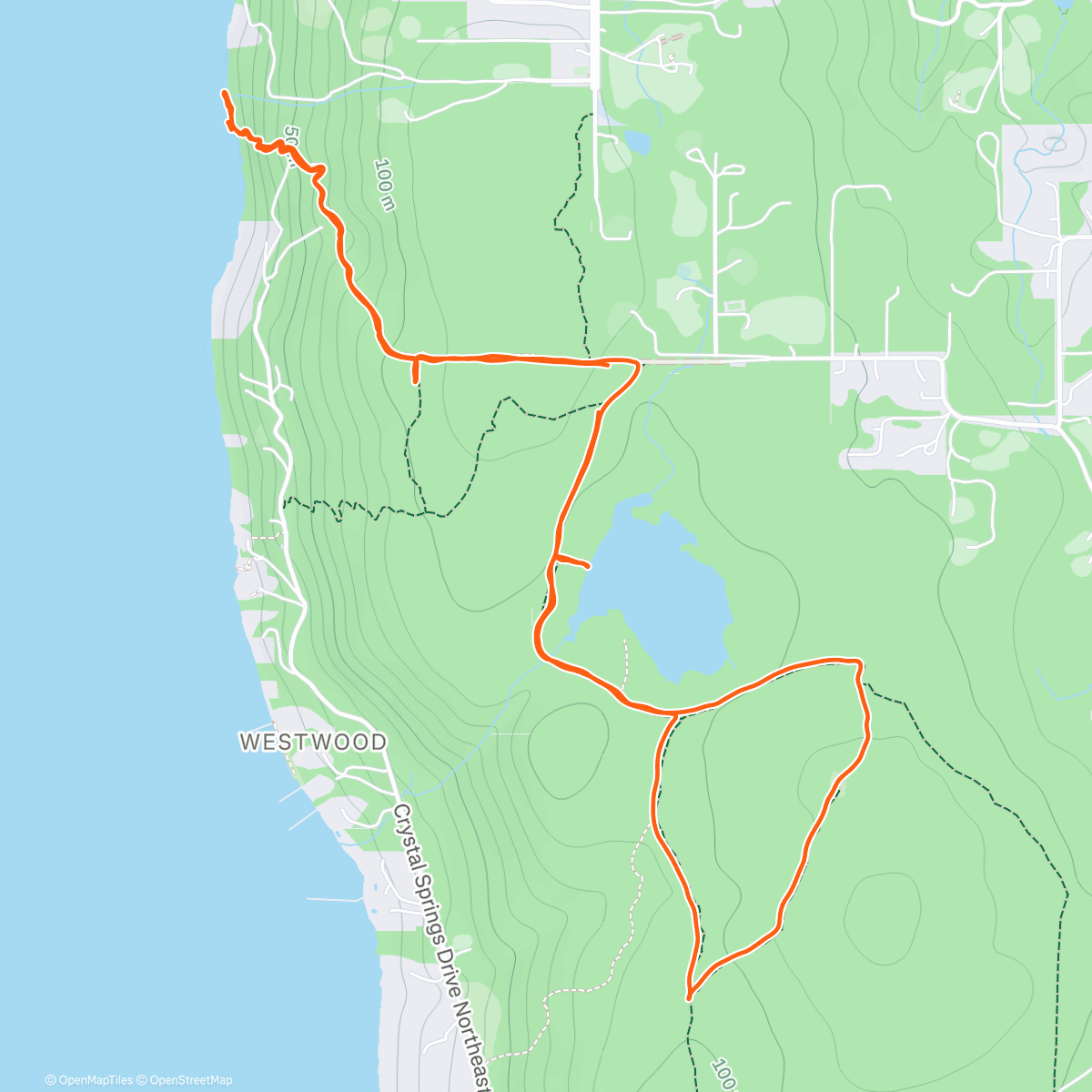 Карта физической активности (Afternoon Walk)