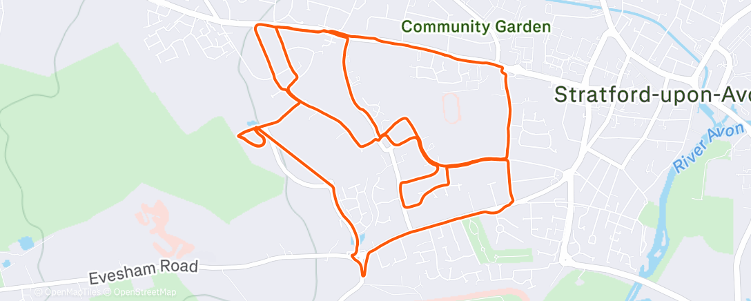 Карта физической активности (Hill Efforts Session.)