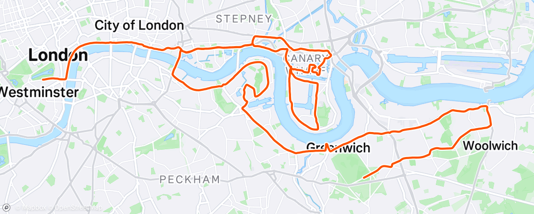 Map of the activity, 🇬🇧 LONDON MARA 🇬🇧