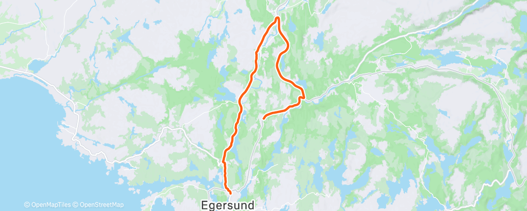 Map of the activity, Morning Ride