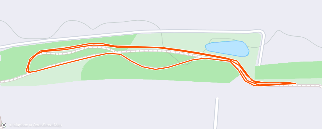 Map of the activity, Elodie's junior parkrun
