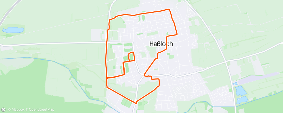 Map of the activity, Haßloch