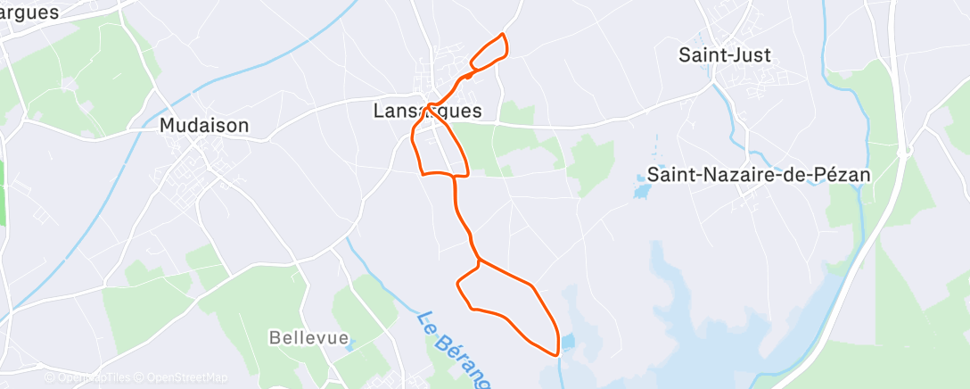 Карта физической активности (Morning Run)