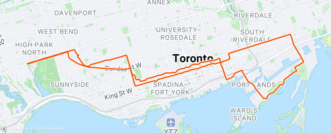 Map of the activity, Morning Gravel Ride
