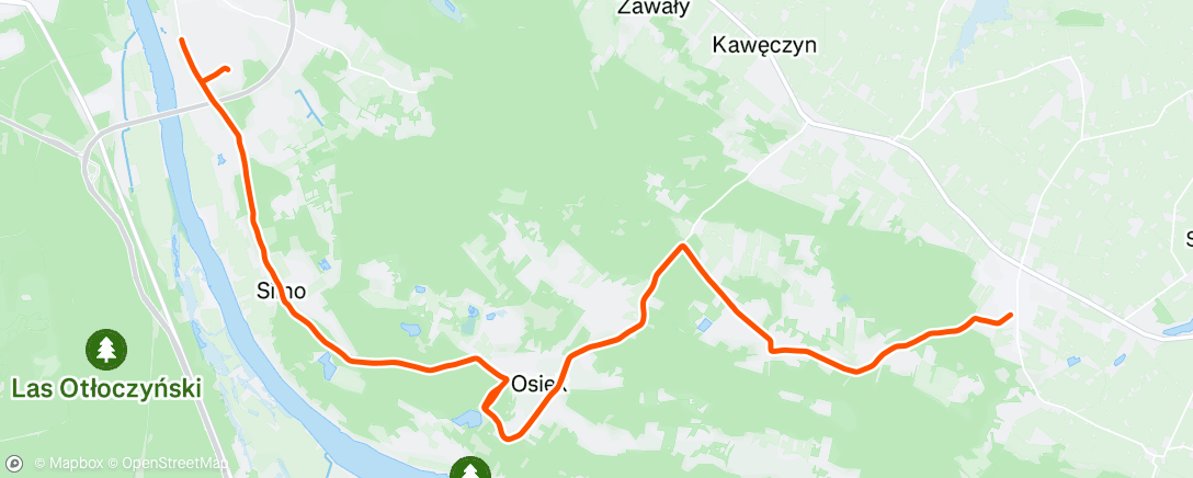 Mappa dell'attività Lunch Ride