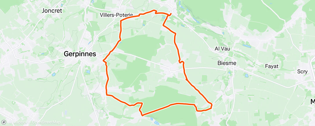 Map of the activity, Trail le matin - Joyeux Noël 🎅