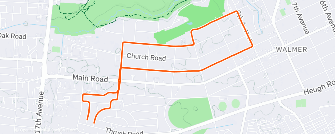 Mappa dell'attività Carrera de tarde