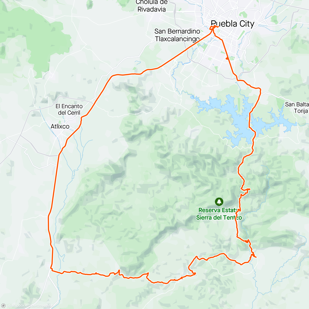 Mapa de la actividad, Puebla- huehuetlan - tepeojuma - puebla 
🔥🔥🔥🥵🥵🥵 Vol. 3