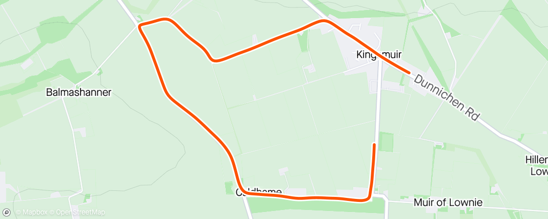 Map of the activity, Caldhame loop