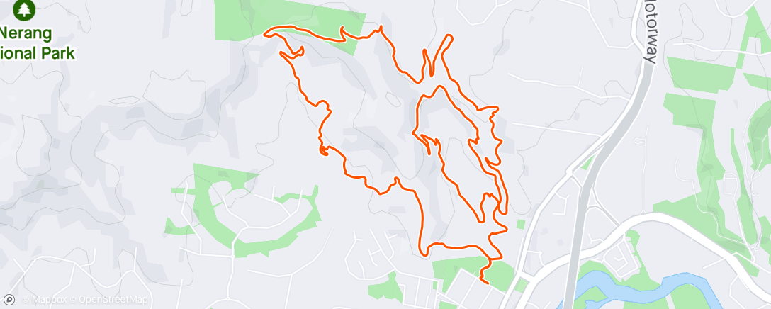 Map of the activity, MTB 🌲
