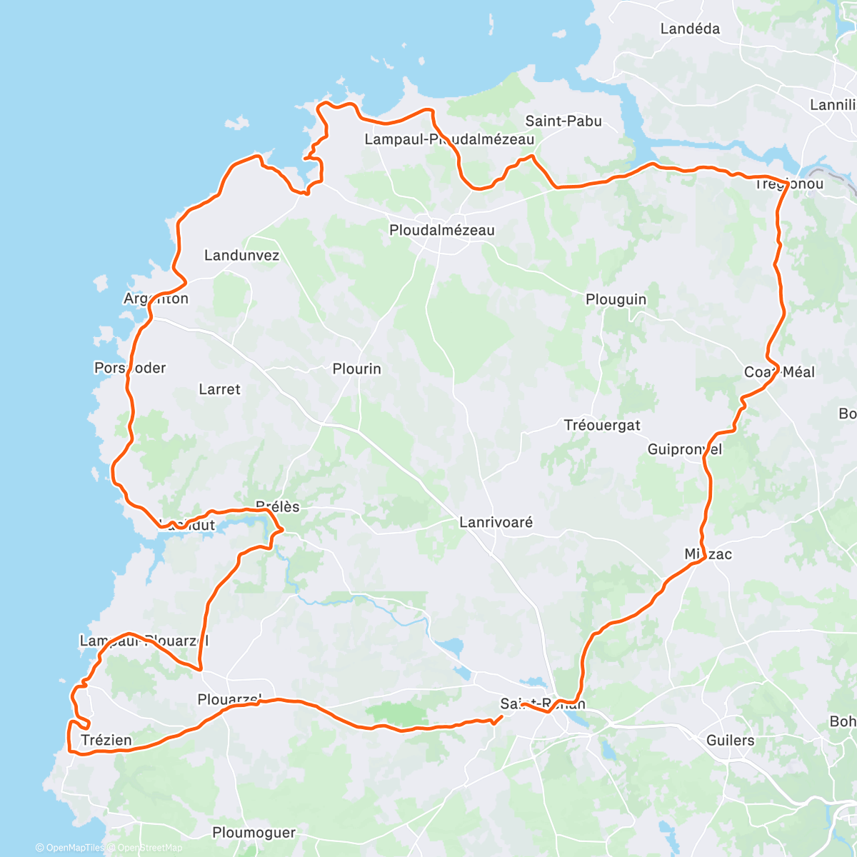 Карта физической активности (Avec Gildas avant son départ pour le SUD !)