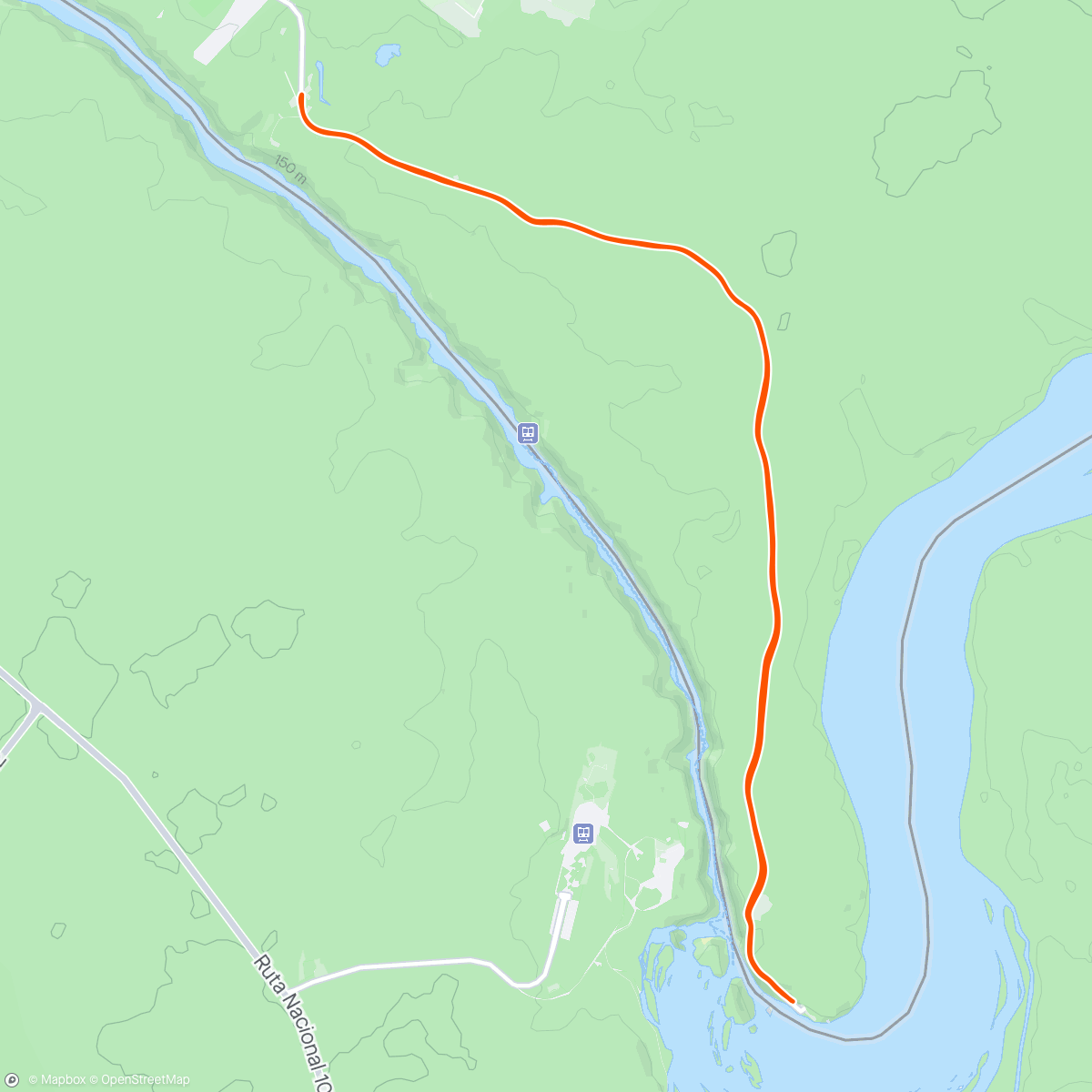 Map of the activity, 15° Meia Maratona das Cataratas