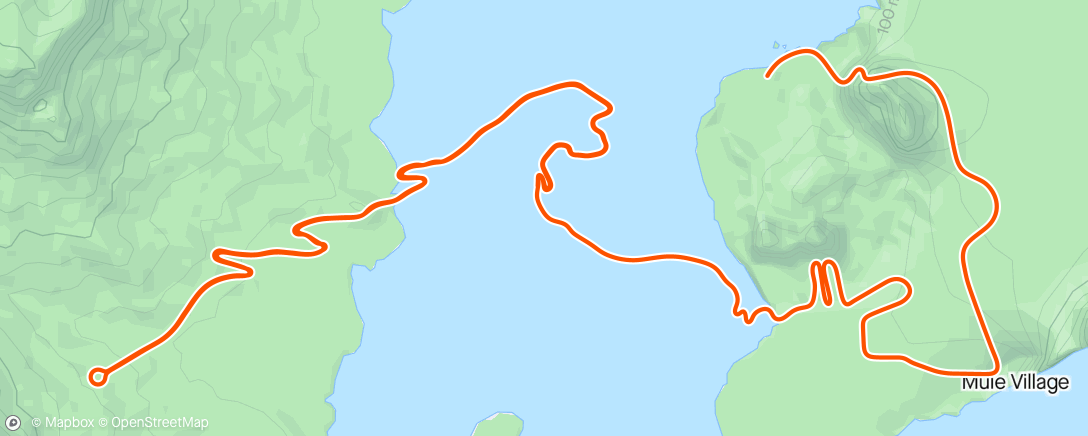 Map of the activity, Zwift - Entraînement 23/04 on Col des Aravis in Watopia