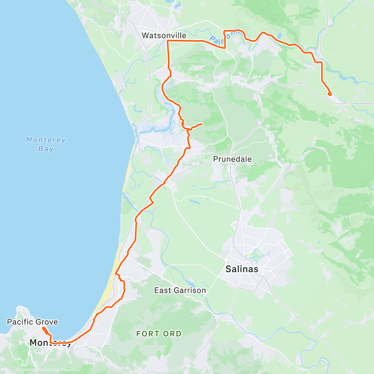 Map of the activity, Fixed gravel on 23mm tires 🤔🤪