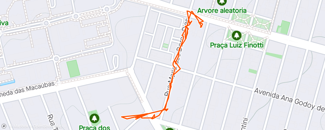 Map of the activity, Fazendo feira 🤭