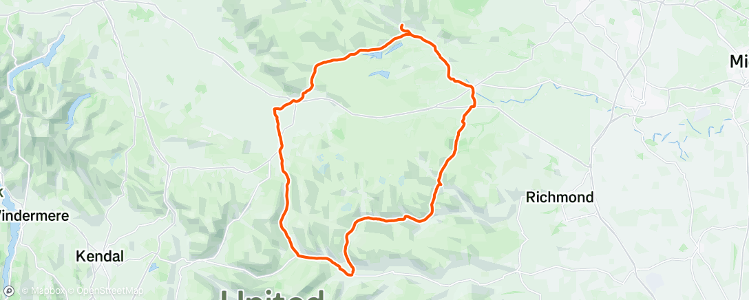Map of the activity, Hawes Day 3: Berg whacks post caf