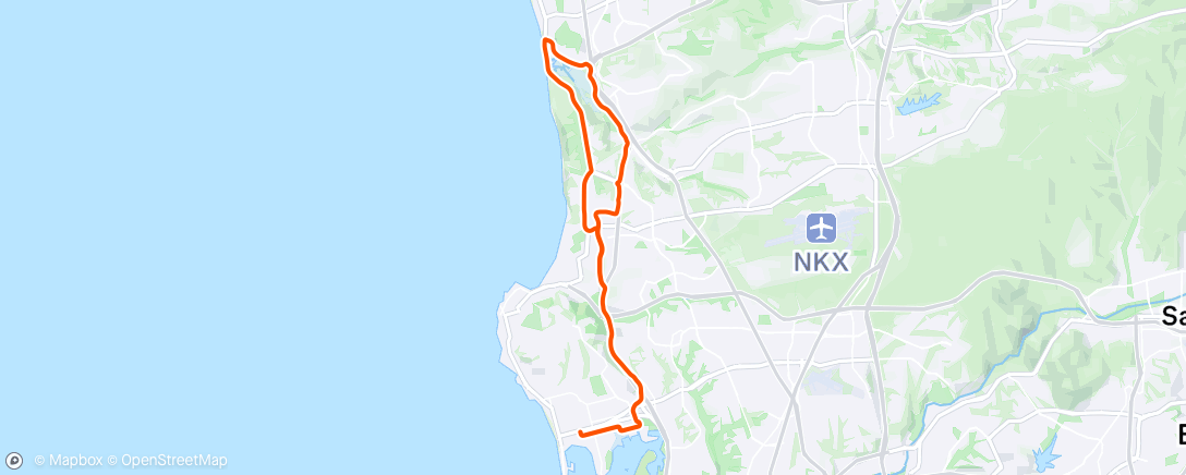 Map of the activity, Morning Ride