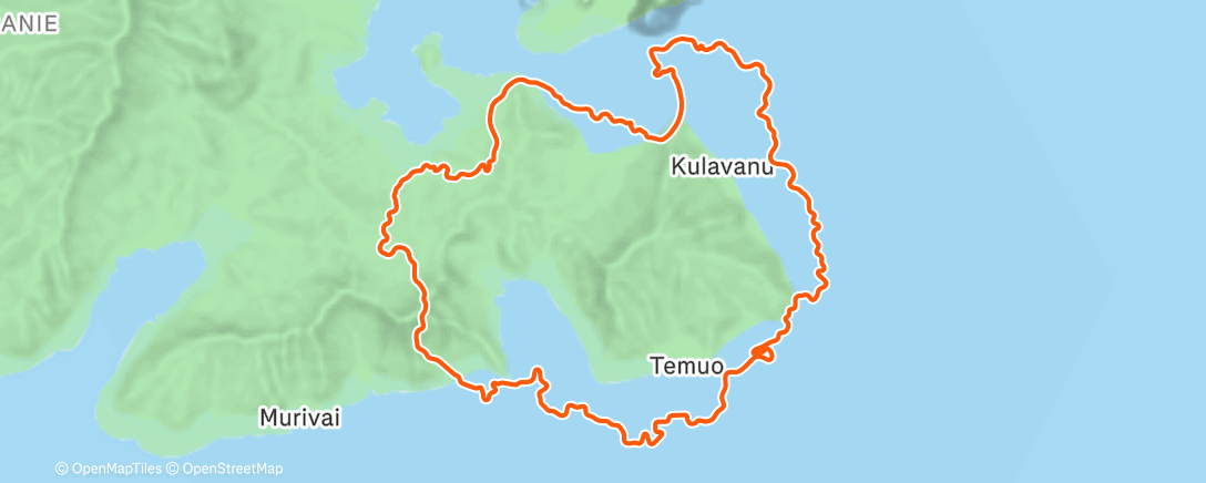 Map of the activity, Zwift - Sugar Cookie in Watopia