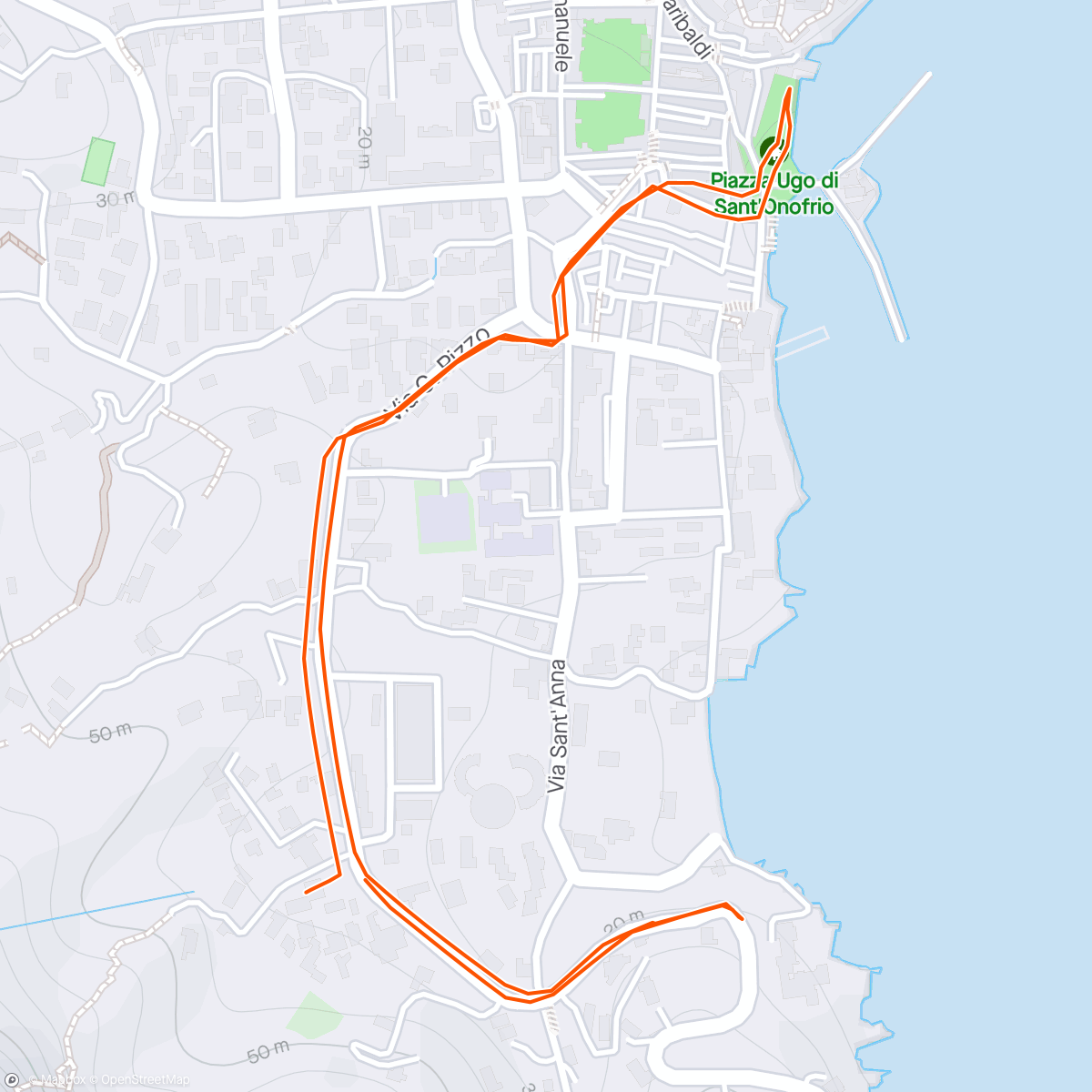 アクティビティ「Limpari Morning Run (HOT 🥵)」の地図