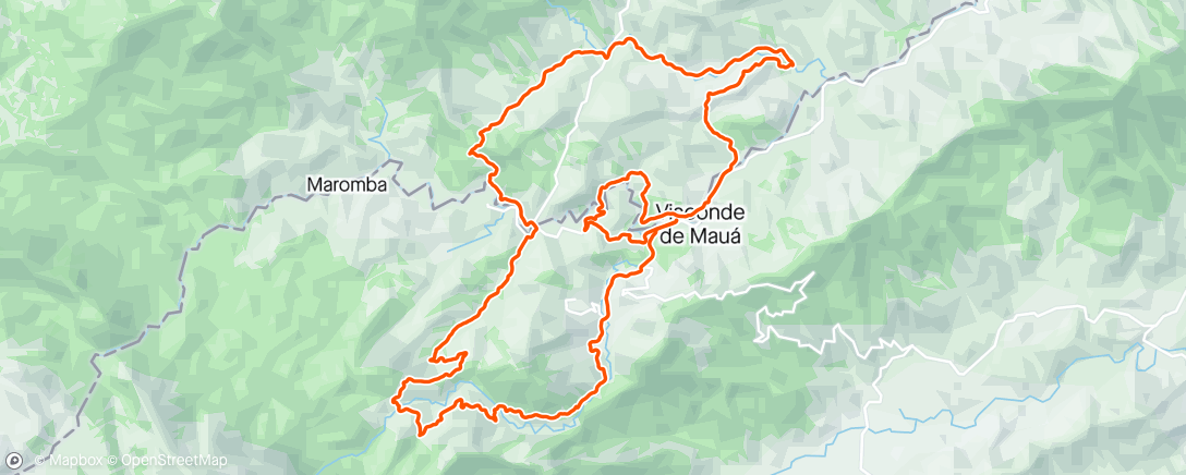 Mapa da atividade, Tutan 42km