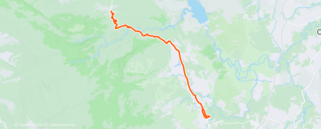 Map of the activity, Anna-Quesa-mirador Bicorp-pto. Pedrizas-Bicorp-Navarrés-Anna