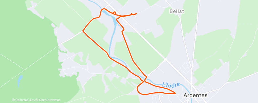 Map of the activity, Digestion  Run