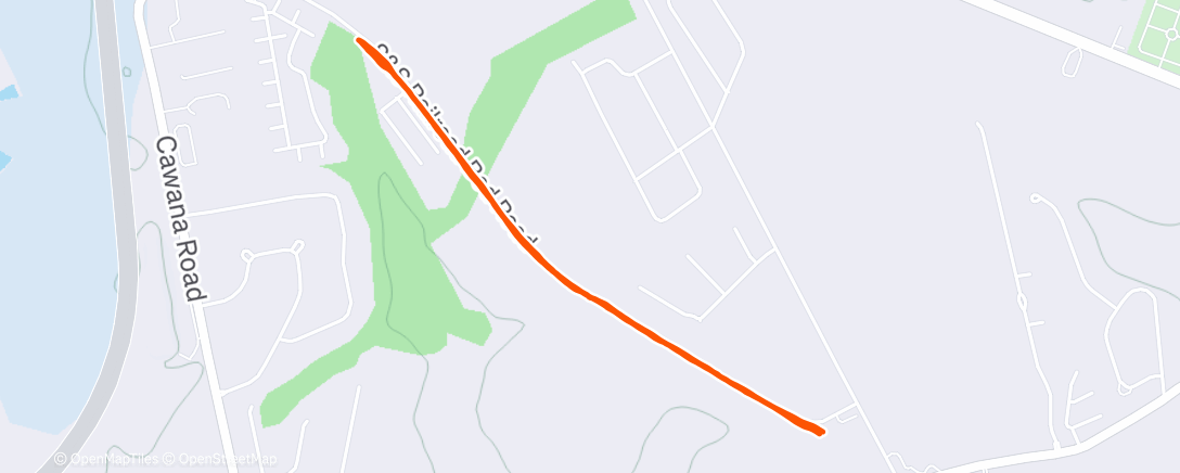 Map of the activity, Afternoon “Run”