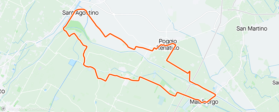 Mapa de la actividad (Gravel biking pomeridiana)